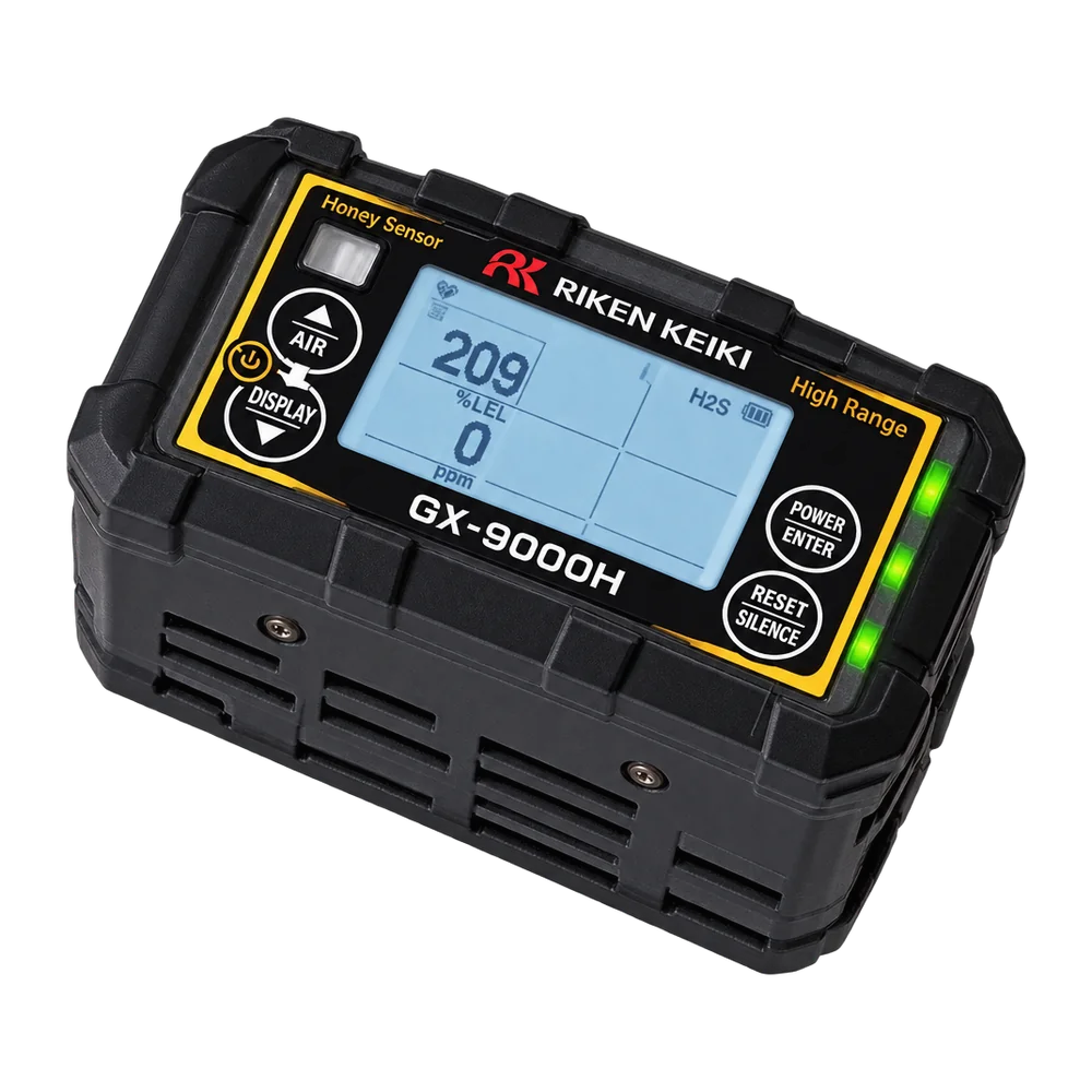 Riken Keiki GX-9000H — Monitor 6 Gases Alto Nivel H₂S