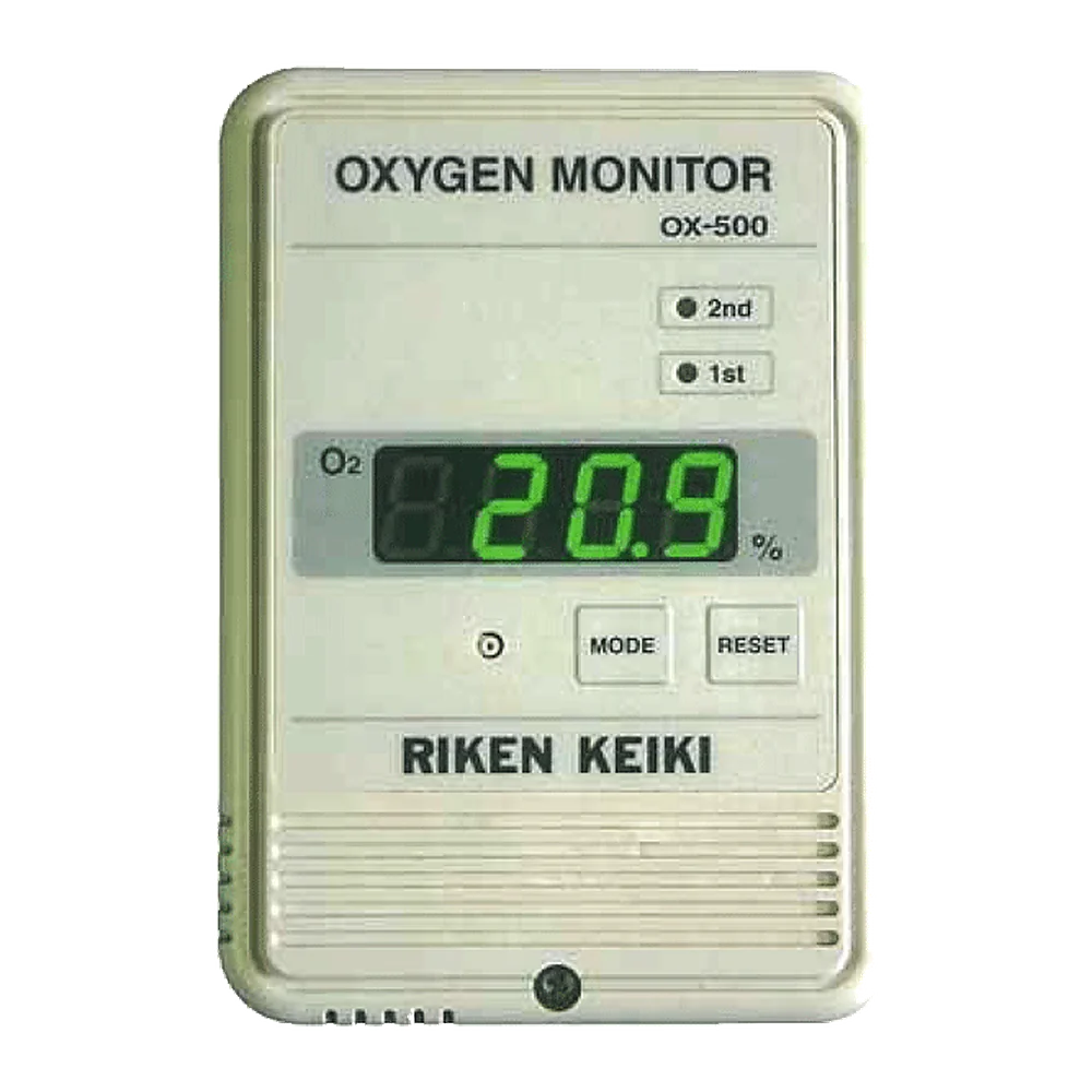 Riken Keiki OX-500 — Monitor Digital de Oxígeno