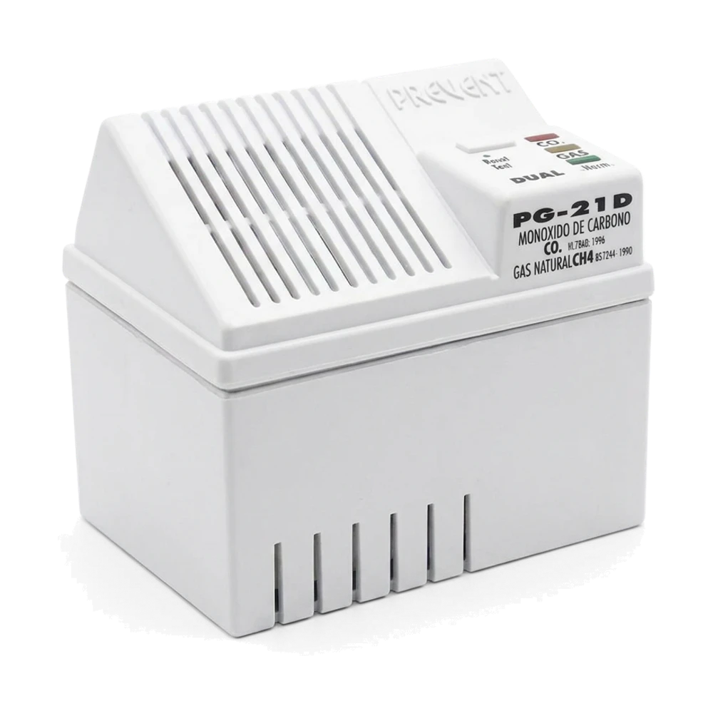 PreventGas PG-210 D DUAL — Detector Doméstico Gas Natural + CO